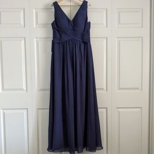 NWT Azazie Flora Dress - Stormy W 14
